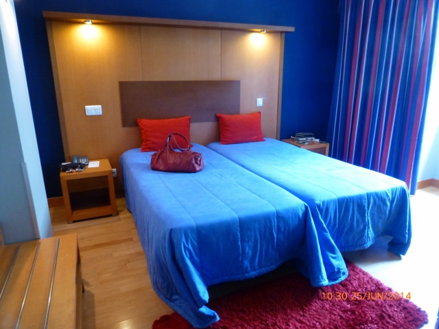 Quarto do America Diamonds Hotel em Lisboa.