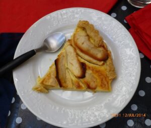 Uma torta de banana também agradou bastante...