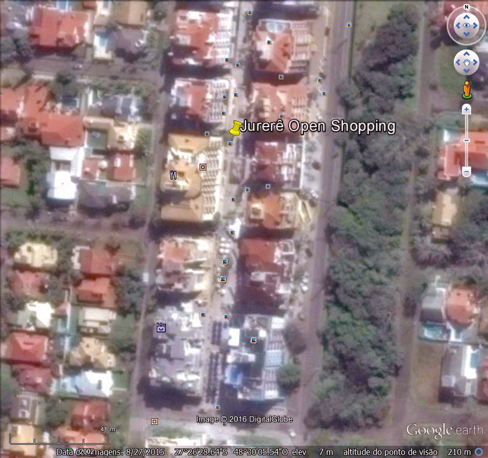 Imagem_GoogleEarth - Jurerê Open Shopping