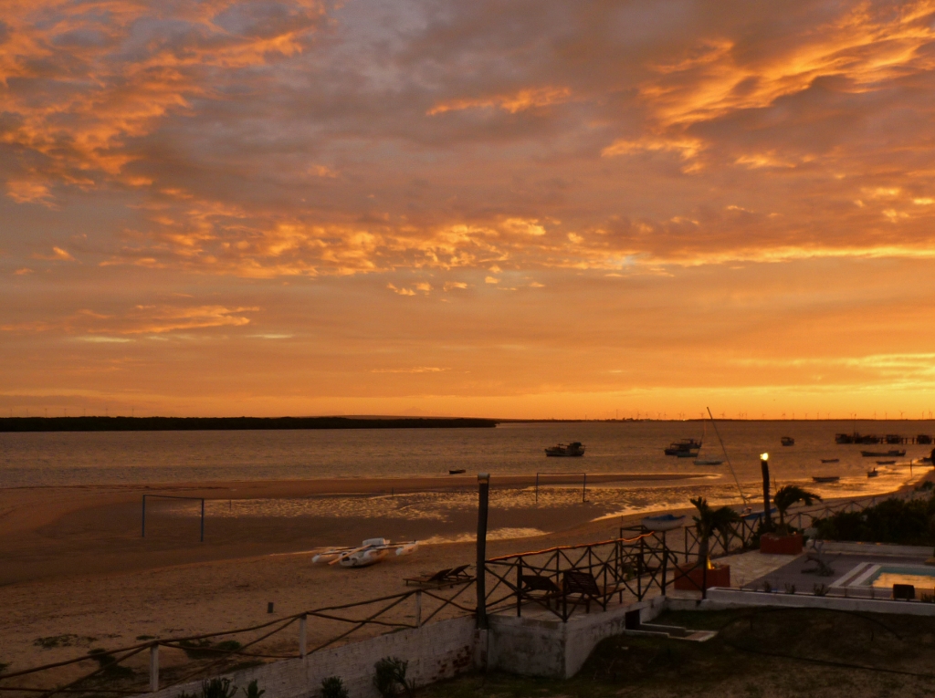 Entardecer em Galinhos como nunca vi em lugar nenhum por onde passei.