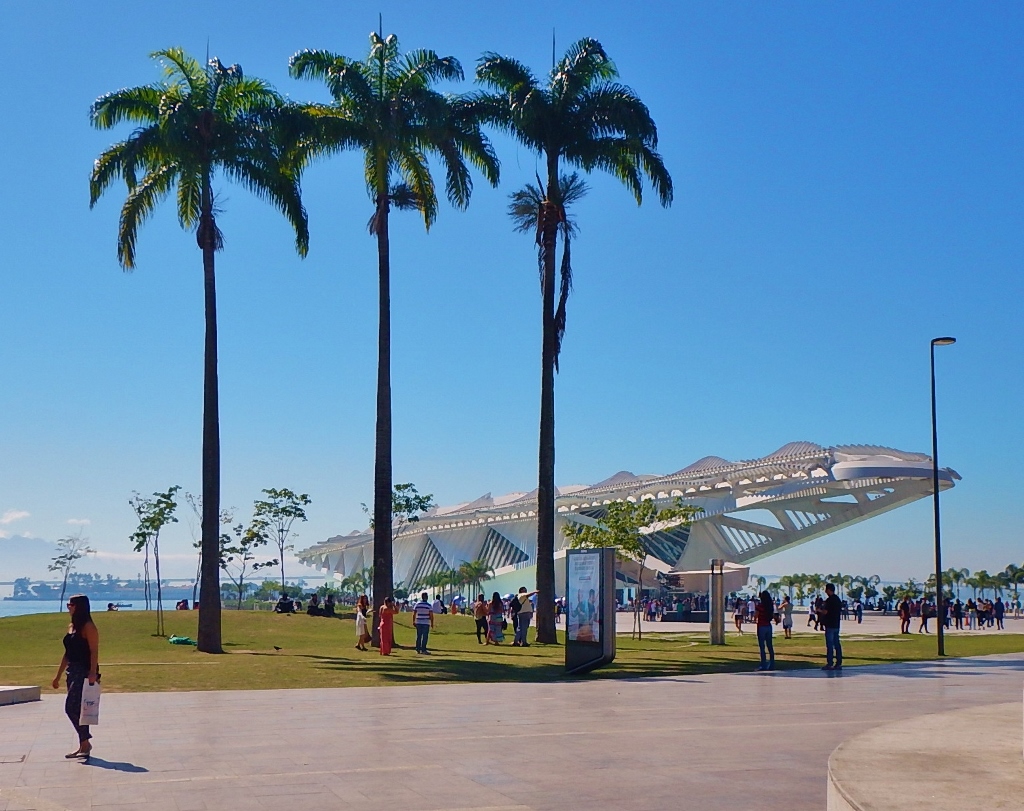 O arquiteto de fama mundial afirmou ter-se inspirado nas bromélias para traçar o projeto do museu.