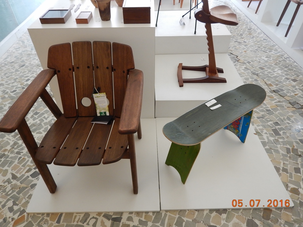 O banco skate, certamente, será um destaque em sua decoração.