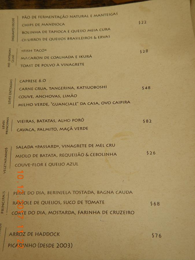 Pratos principais: o que escolher?