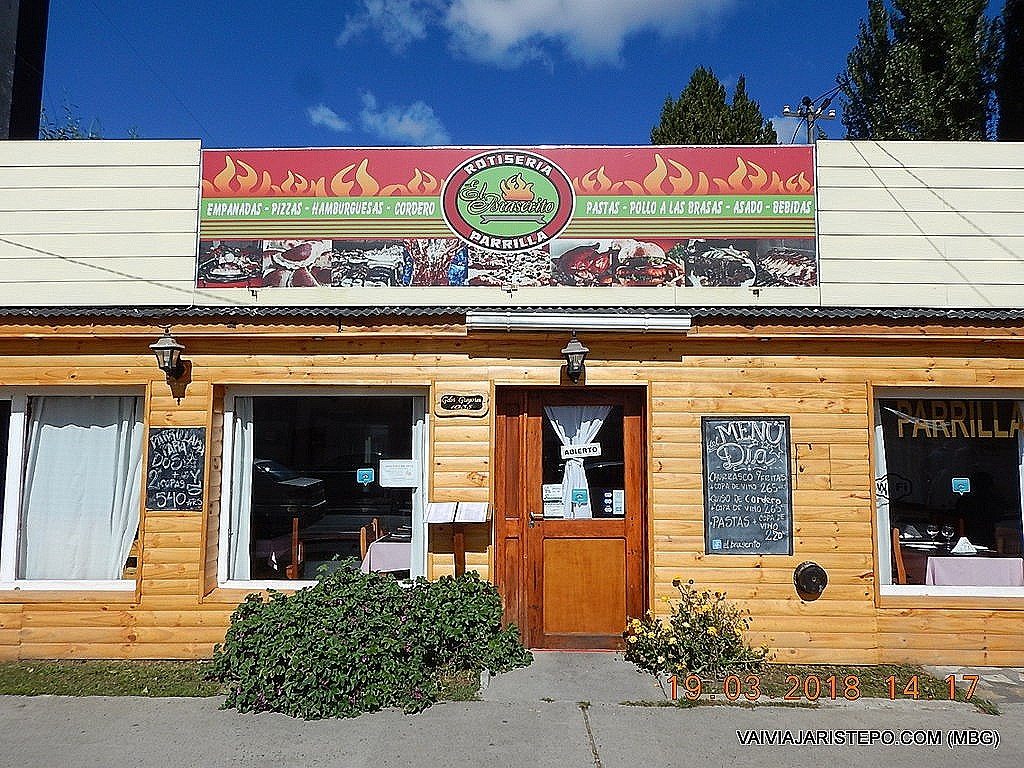 Fachada do El Braserito, em El Calafate