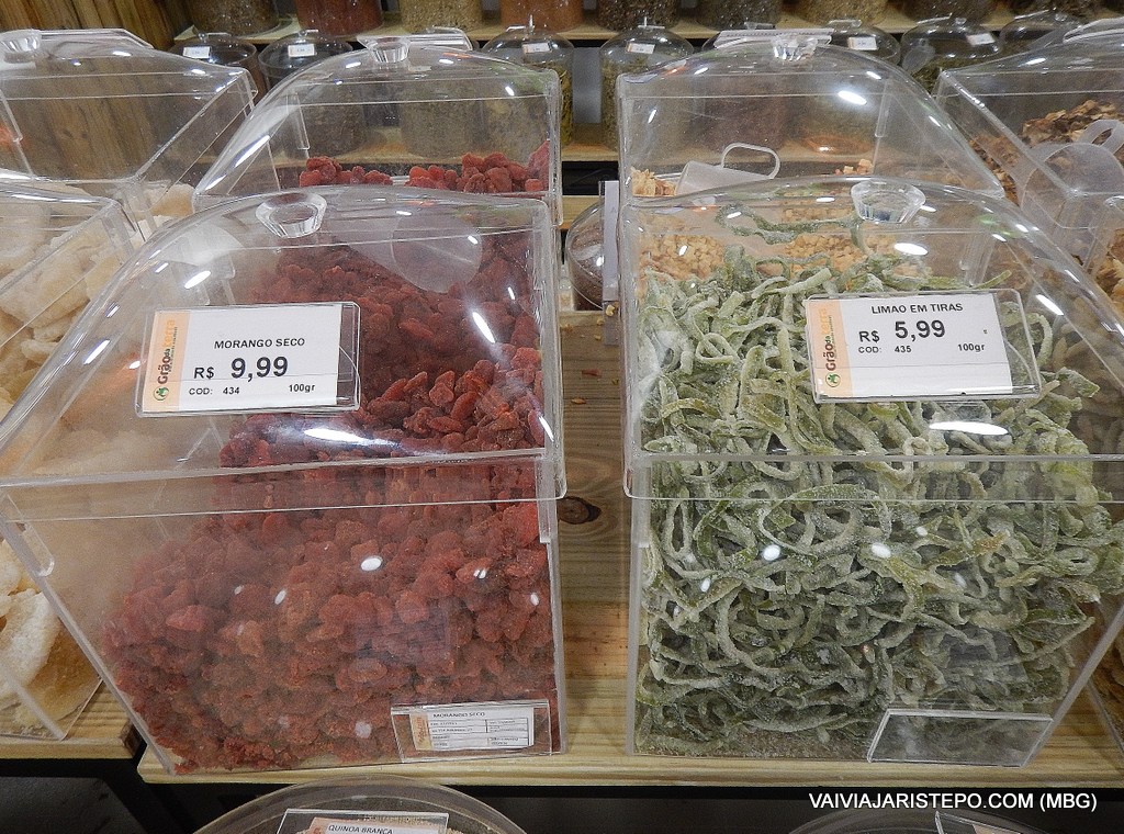 Morango seco, você conhecia? E limão cristalizado em tiras?