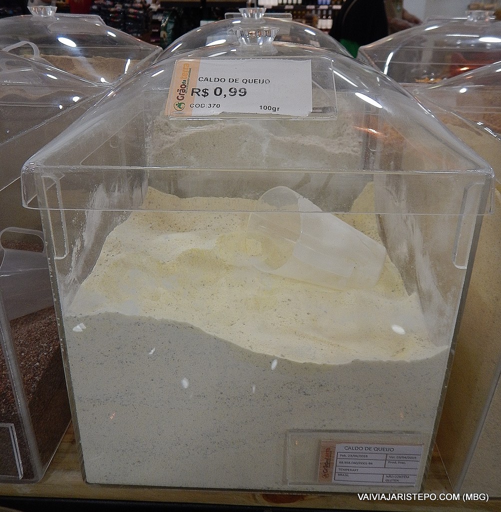 Este, não conhecia: caldo de queijo.