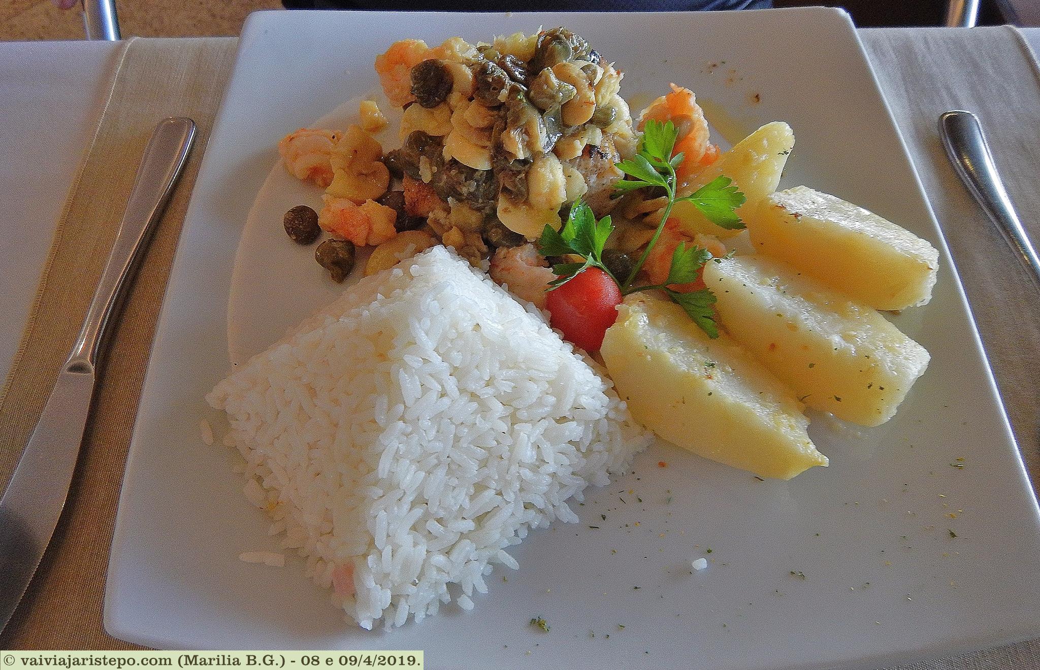 Prato bem executado no restaurante do Hotel Praiano, em Fortaleza, Ce. Prato bem executado no restaurante do Hotel Praiano, em Fortaleza, Ce.