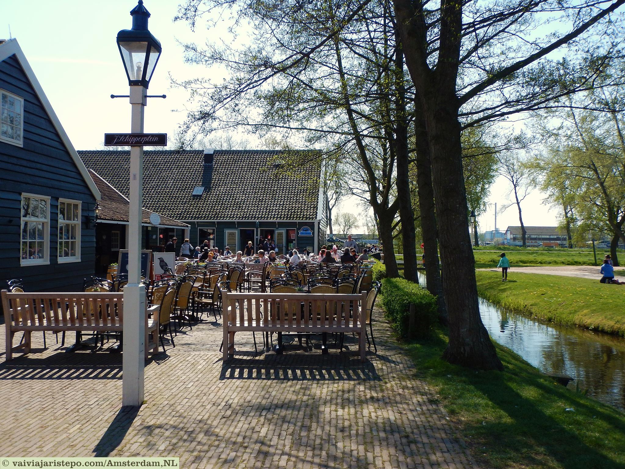 O restaurante De Twee Koppige Phoenix, sensacional, onde almoçamos.