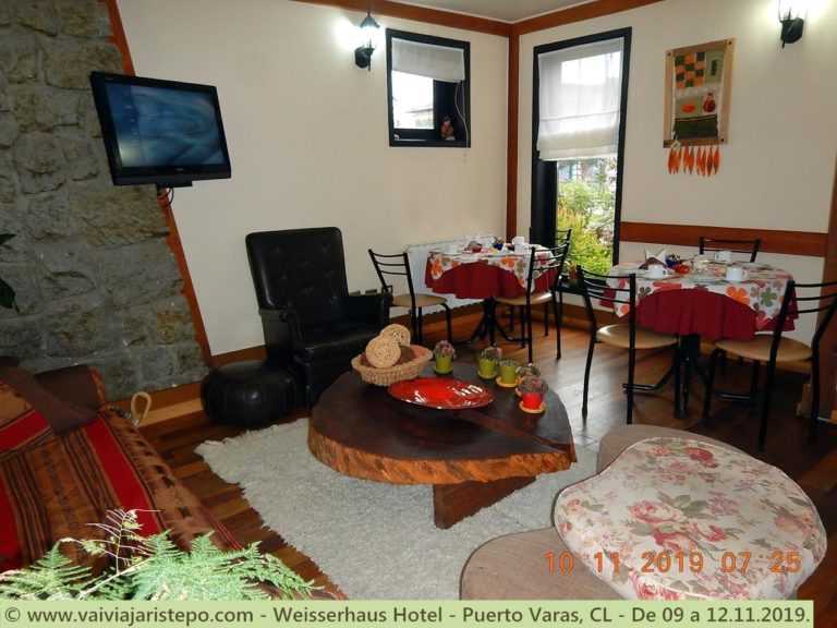Sala do café da manhã do Hotel Weisserhaus.