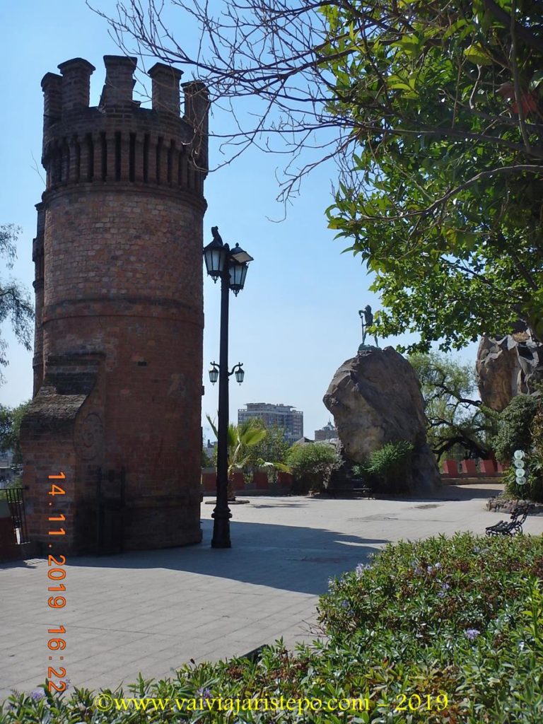 Cerro Santa Lúcia em Santiago do Chile.