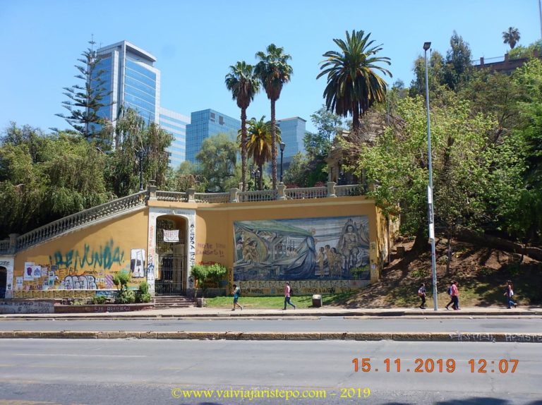 Cerro Santa Lúcia - Santiago do Chile. Cerro Santa Lúcia. Santiago de Chile
