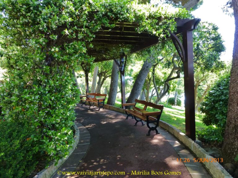 Jardim de Saint-Martin, em Mônaco. Jardim de Saint-Martin, em Mônaco.