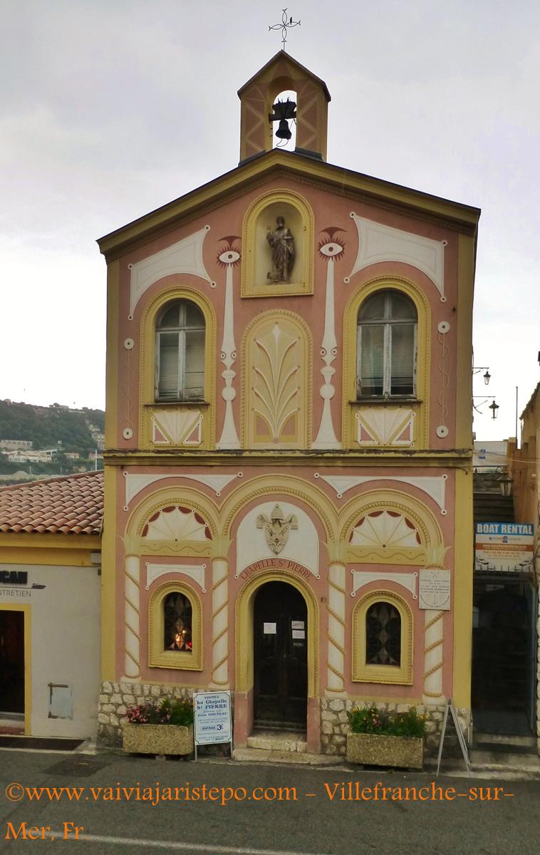 Capela de São Pedro dos Pescadores em Villefranche-sur-Mer. Capela de São Pedro dos Pescadores em Villefranche-sur-Mer.