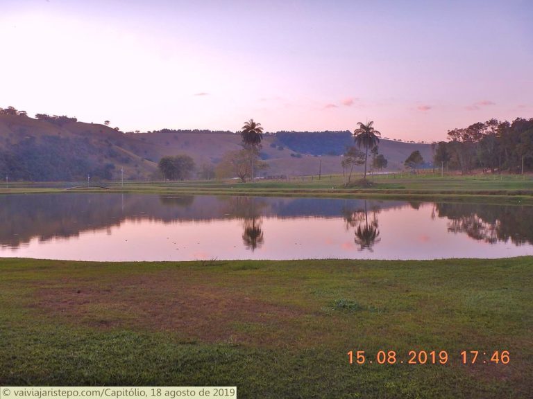 Entardecer visto do Engenho da Serra Eco Resort. Engenho da Serra Eco Resort