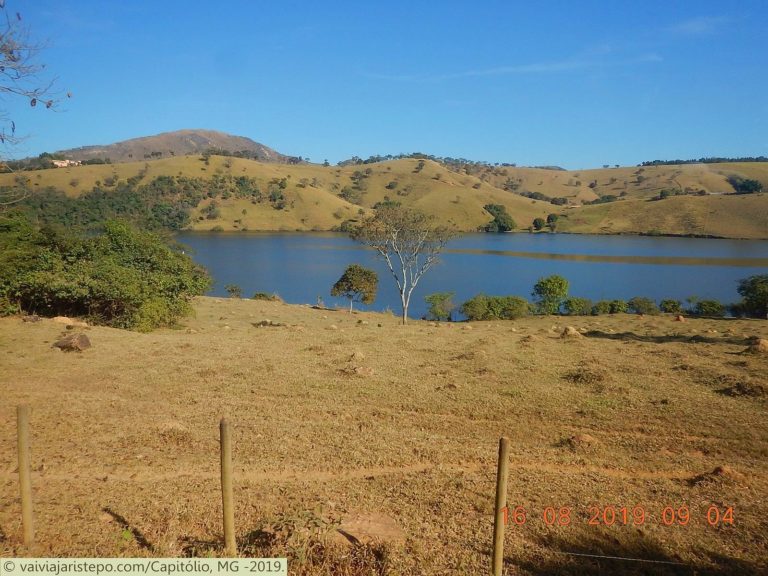 Paisagem da chegada ao hotel.