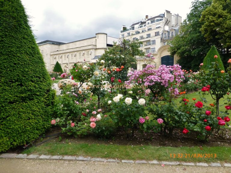 Jardim do Museu Rodin, em Paris. Museu Rodin em Paris - jardim.