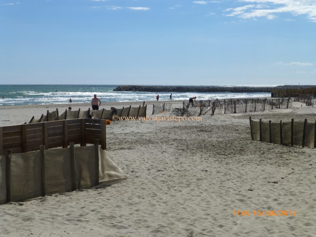 Praia de Sainte Marie de la Mer.