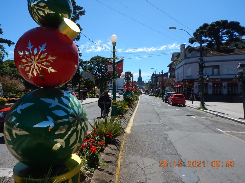 Rua Felisberto Soares, em Canela.