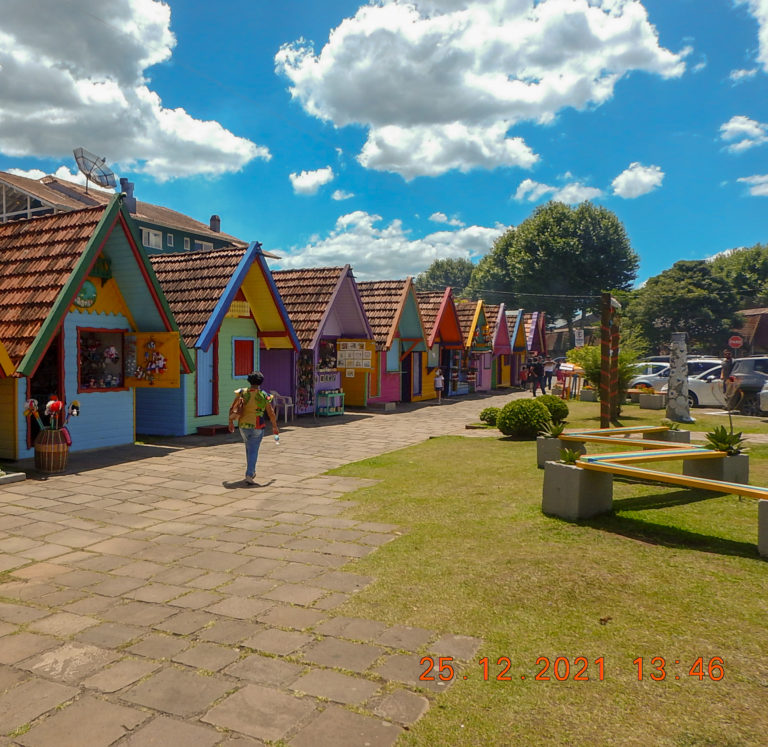 Feira de artesanato de Canela.