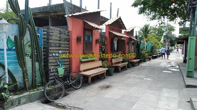 Foto da rua Nova Projetada, em Porto de Galinhas. Foto da rua Nova Projetada, em Porto de Galinhas.