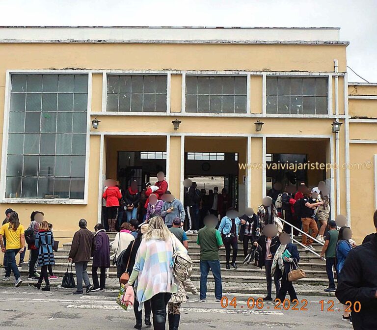 Estação de trem de Morretes, onde desembarcamos.